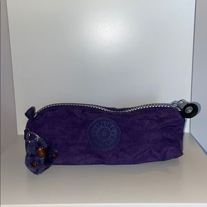 Kipling Purple Pencil Case
